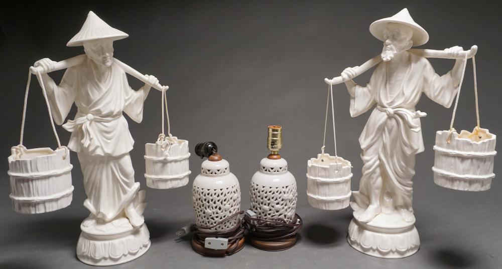 PAIR OF CHINESE PORCELAIN FIGURES
