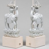 PAIR OF CHINESE PORCELAIN FIGU