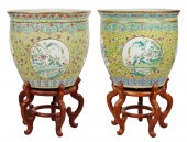 PAIR OF CHINESE PORCELAIN FISH