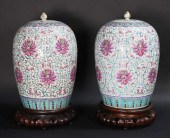 PAIR OF CHINESE PORCELAIN GING