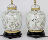 PAIR OF CHINESE PORCELAIN GING