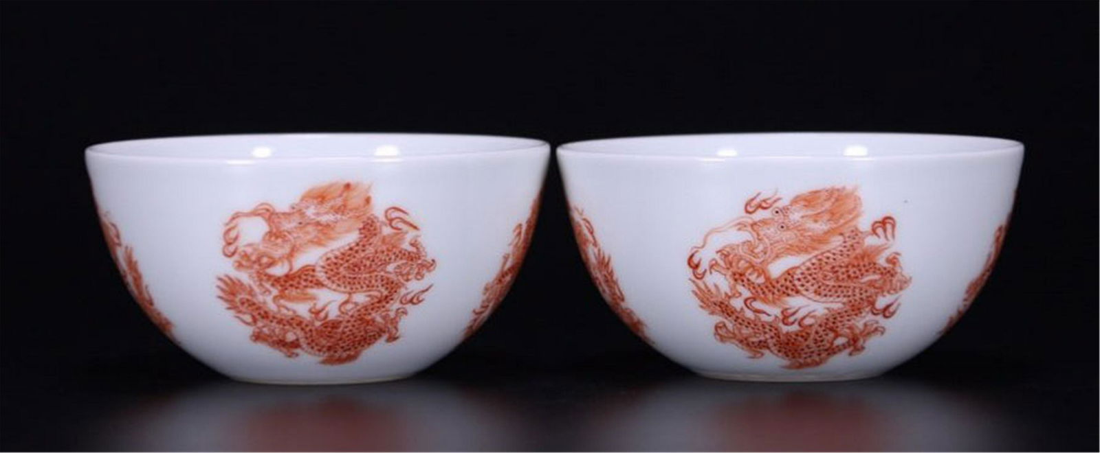 PAIR OF CHINESE PORCELAIN IRON