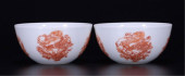 PAIR OF CHINESE PORCELAIN IRON
