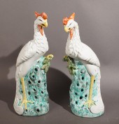 PAIR OF CHINESE PORCELAIN PHOE