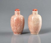 PAIR OF CHINESE PORCELAIN SNUF