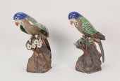 PAIR OF CHINESE POTTERY SANCAI