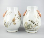 PAIR OF CHINESE QIANJIANG ZUN