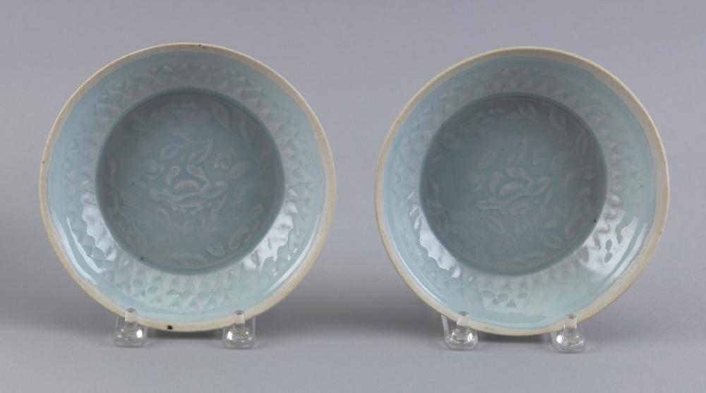 PAIR OF CHINESE QINGBAI PORCELAIN