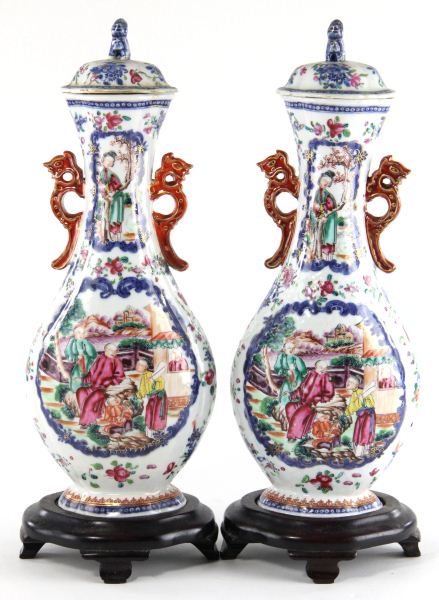 Pair of Chinese Rose Mandarin