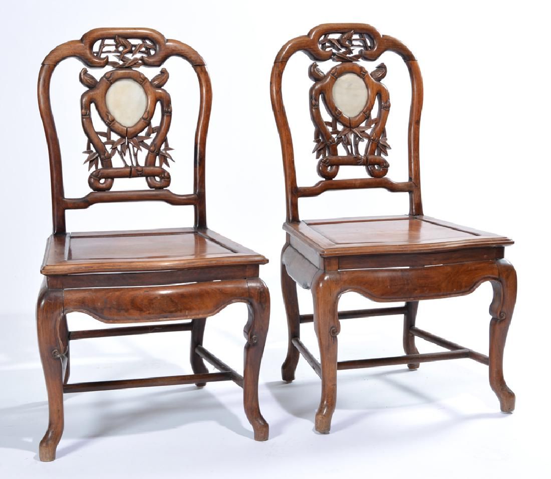 PAIR OF CHINESE ROSEWOOD