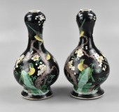 PAIR OF CHINESE SANCAI GLAZED