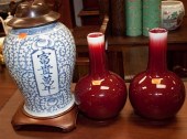 Pair of Chinese sang de boeuf