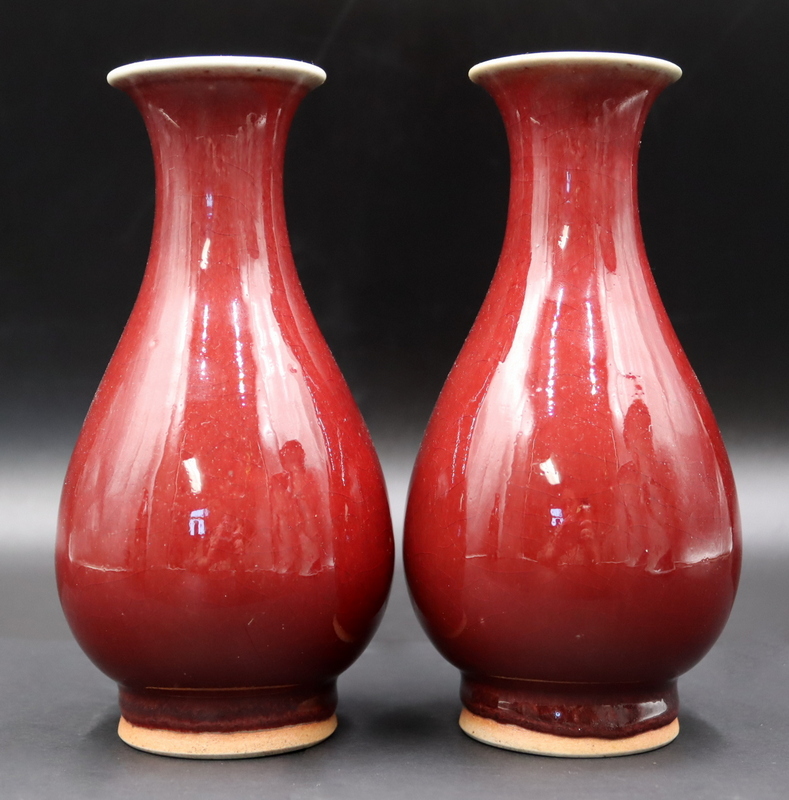 PAIR OF CHINESE SANG DE BEOUF