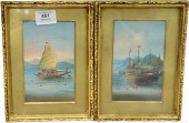 PAIR OF CHINESE SCHOOL PAINTIN