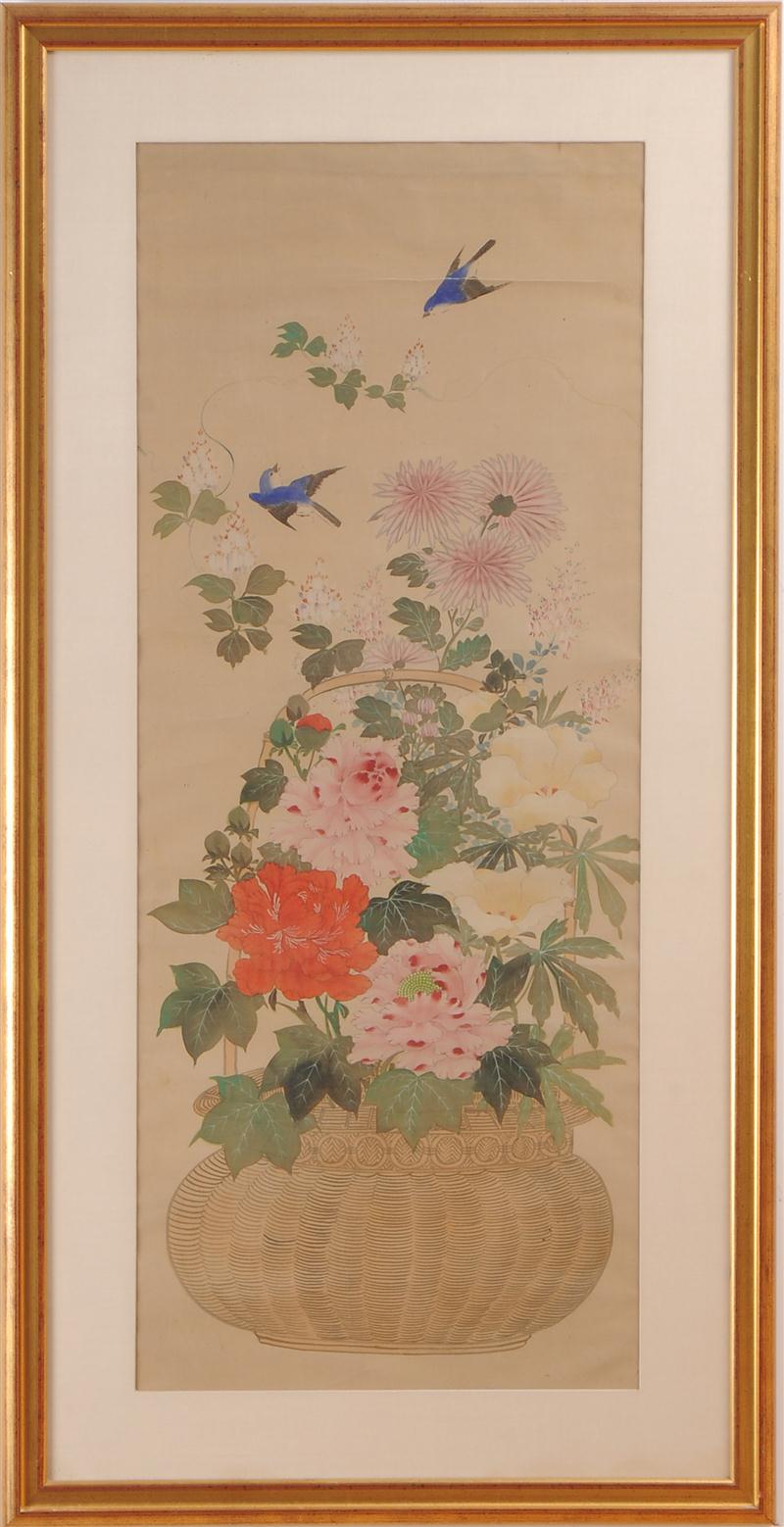 PAIR OF CHINESE SCROLL PAINTINGS