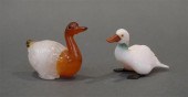 PAIR OF CHINESE SEMI-PRECIOUS