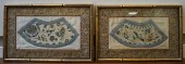 PAIR OF CHINESE SILK EMBROIDER
