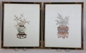 PAIR OF CHINESE SILK EMBROIDER