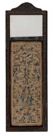 PAIR OF CHINESE SILK THREADWOR