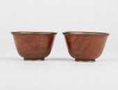 PAIR OF CHINESE SILVERED TIN W