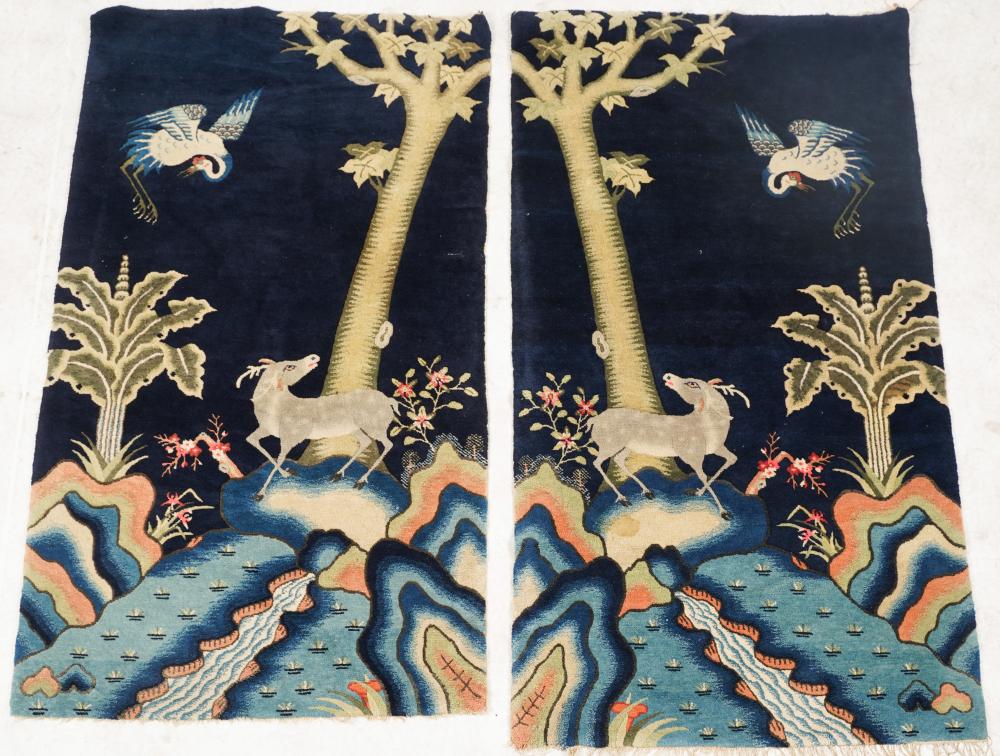 PAIR OF CHINESE TAPESTRY PANELSPair