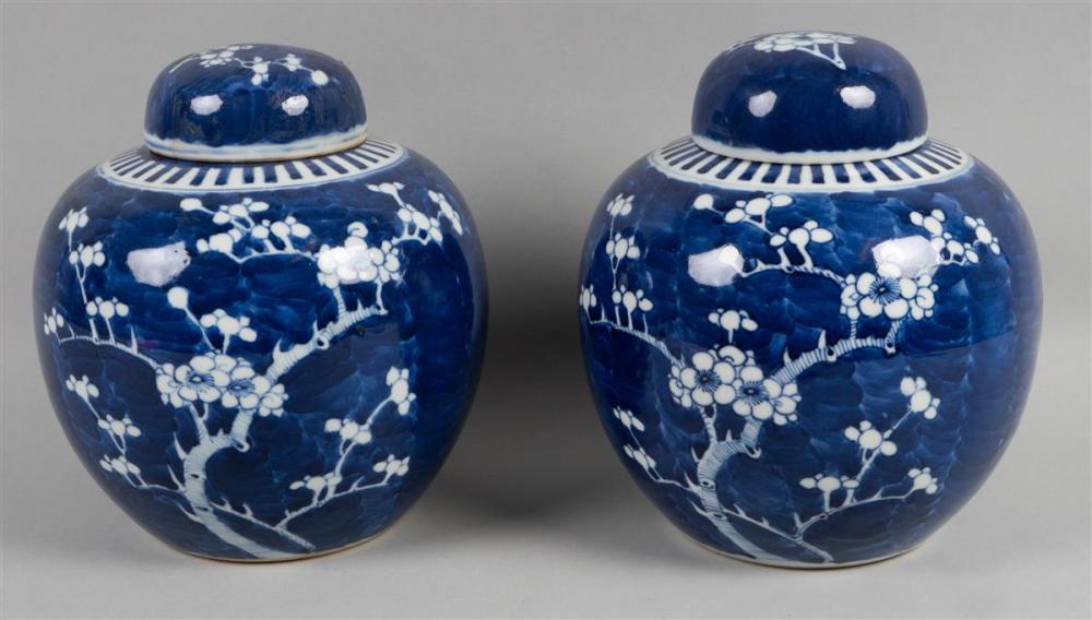 PAIR OF CHINESE UNDERGLAZE BLUE AND