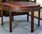 PAIR OF CHINESE WOODEN DEMI LU