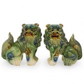 PAIR OF CHINESE WUCAI STYLE FO