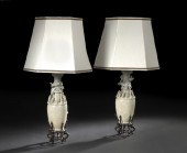 Pair of Chinese Yingqing Glaze