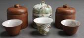 PAIR OF CHINESE YIXING WARE AN