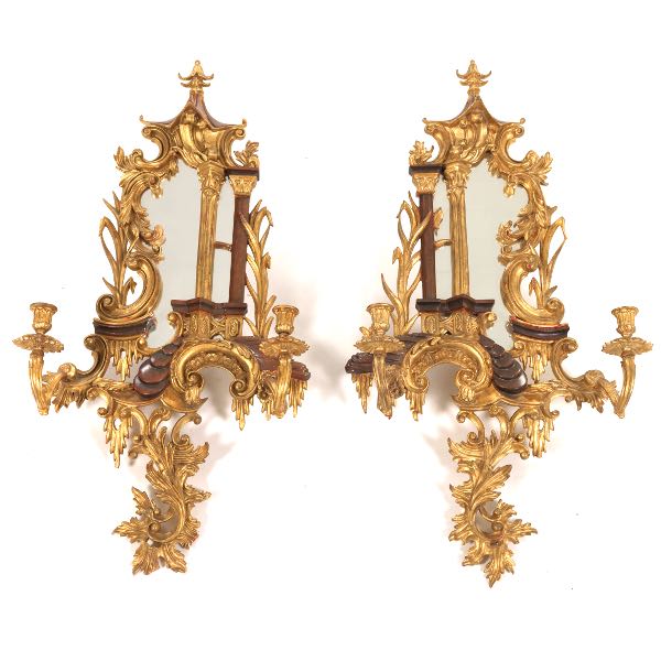 PAIR OF CHINOISERIE GEORGE III