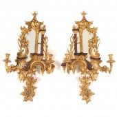 PAIR OF CHINOISERIE GEORGE III