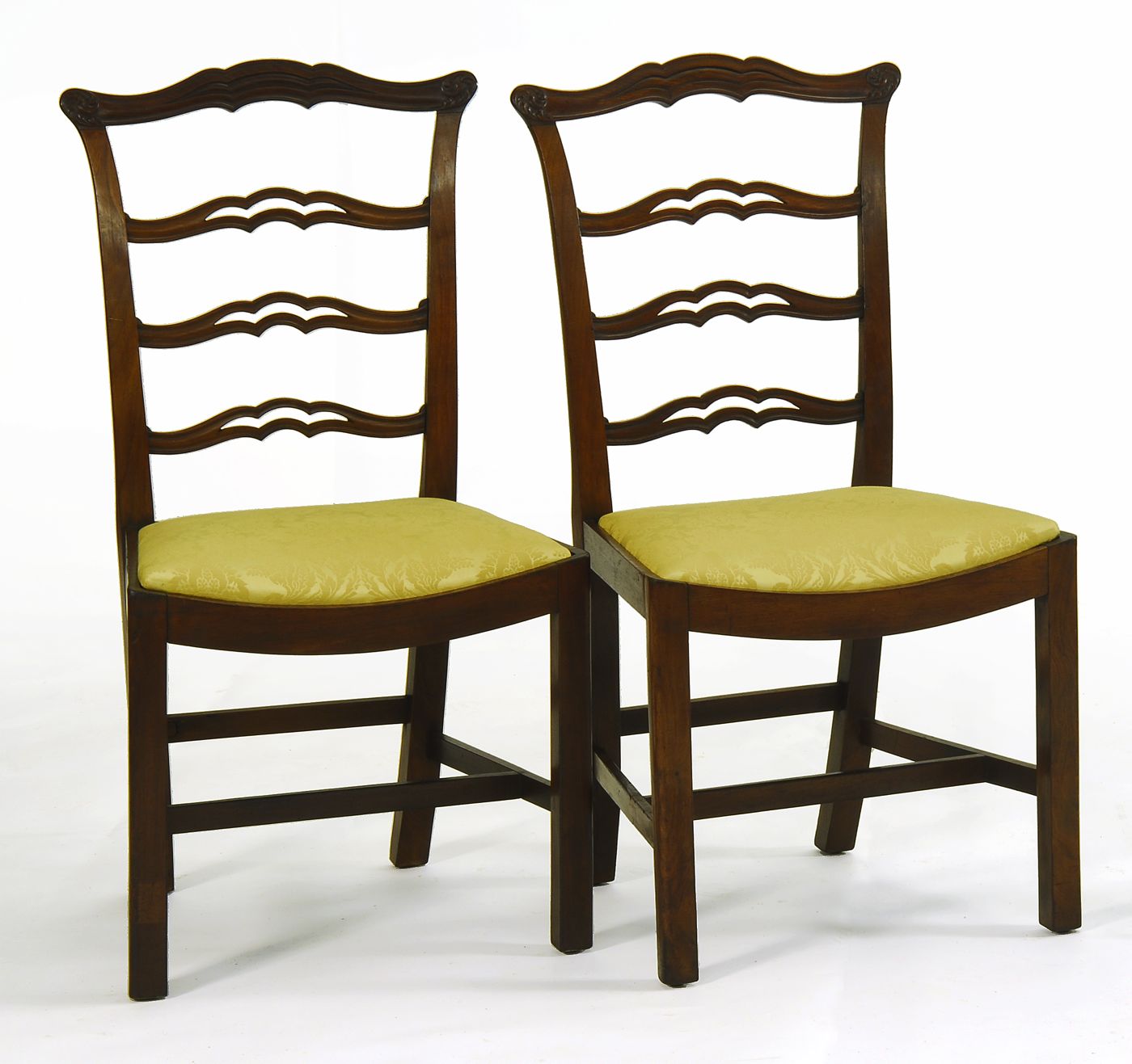 PAIR OF CHIPPENDALE CHAIRSSecond
