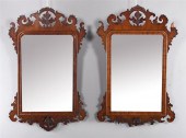 PAIR OF CHIPPENDALE MAHOGANY M