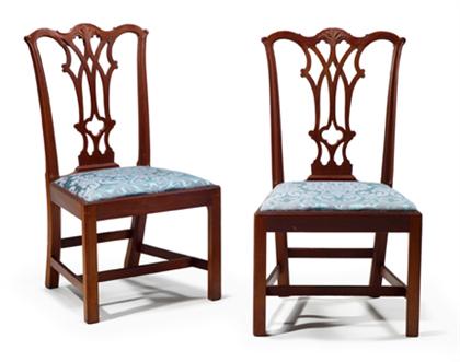 Pair of Chippendale side