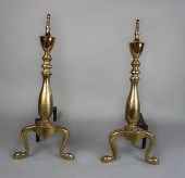 PAIR OF CHIPPENDALE STYLE BRAS