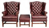 PAIR OF CHIPPENDALE STYLE LEAT
