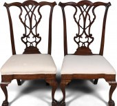 PAIR OF CHIPPENDALE STYLE MAHO