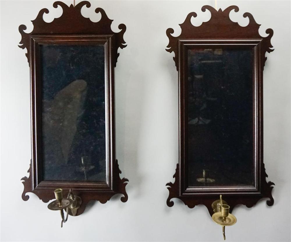 PAIR OF CHIPPENDALE STYLE