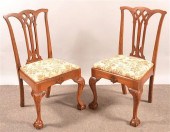 PAIR OF CHIPPENDALE STYLE MAHO