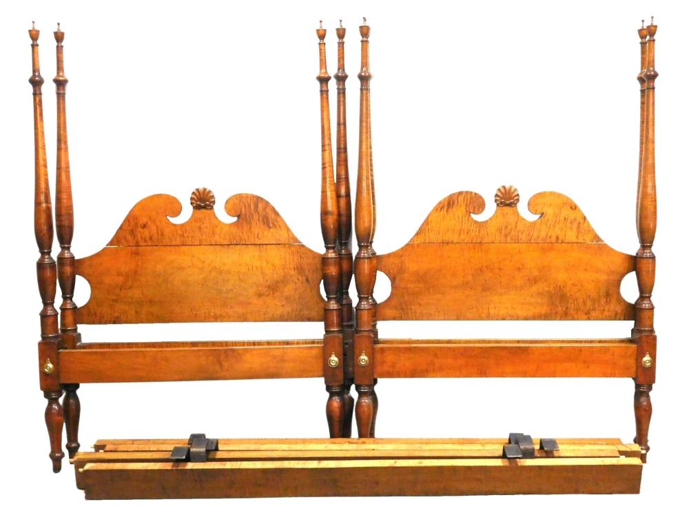 PAIR OF CHIPPENDALE STYLE TIGER