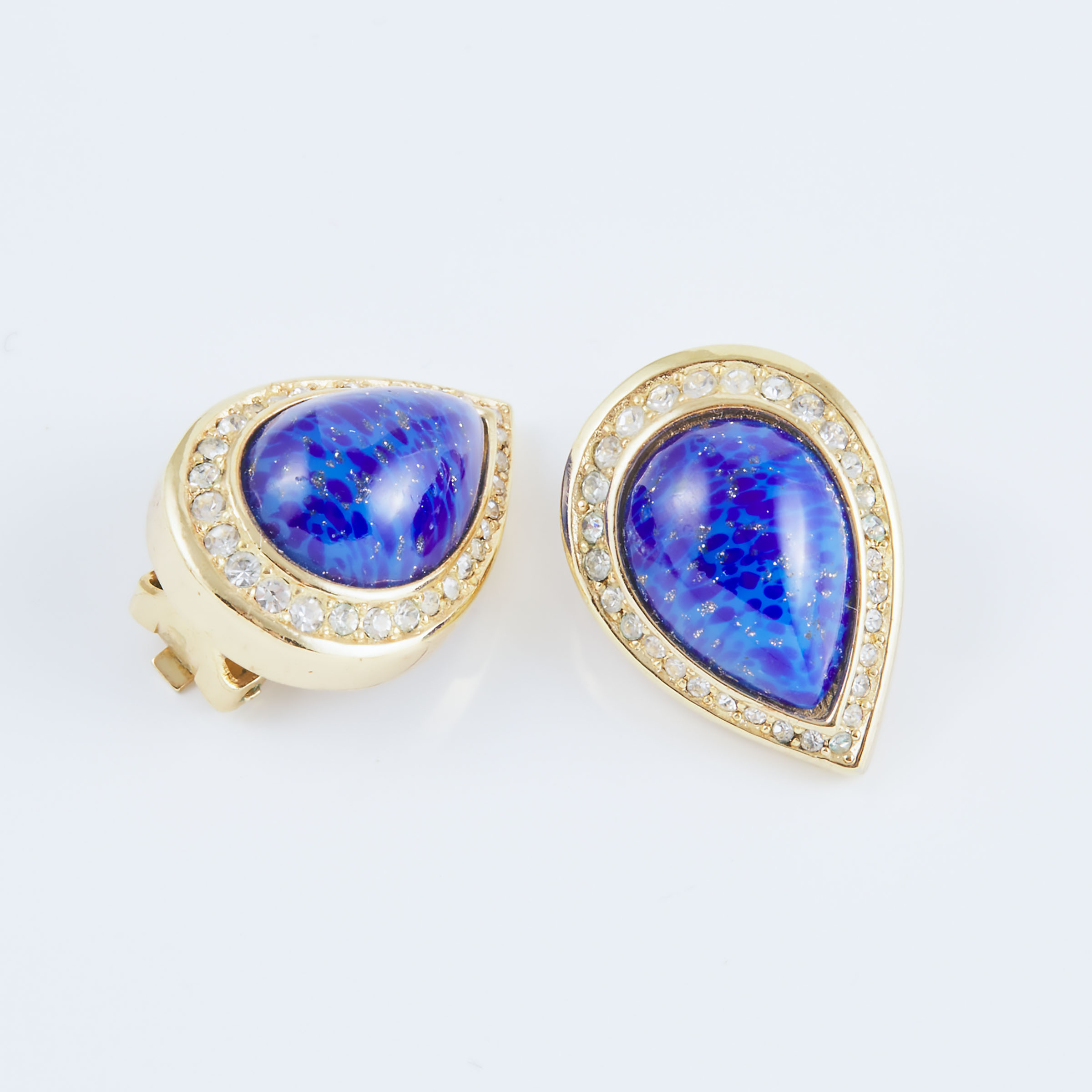 Pair Of Christian Dior Clip-Back