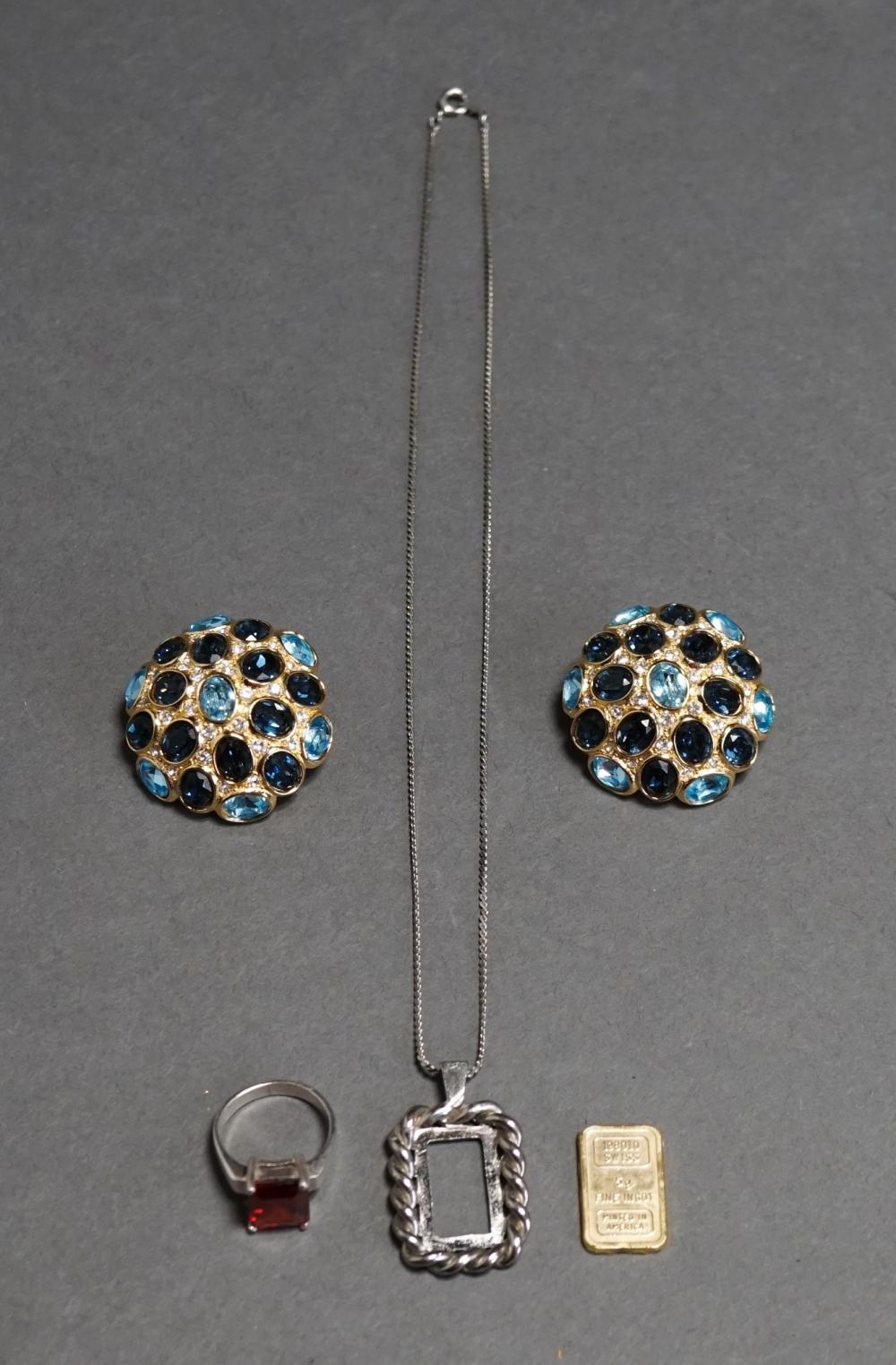 PAIR OF CHRISTIAN DIOR EAR CLIPS, A