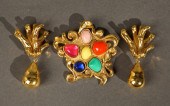 PAIR OF CHRISTIAN LACROIX EARR