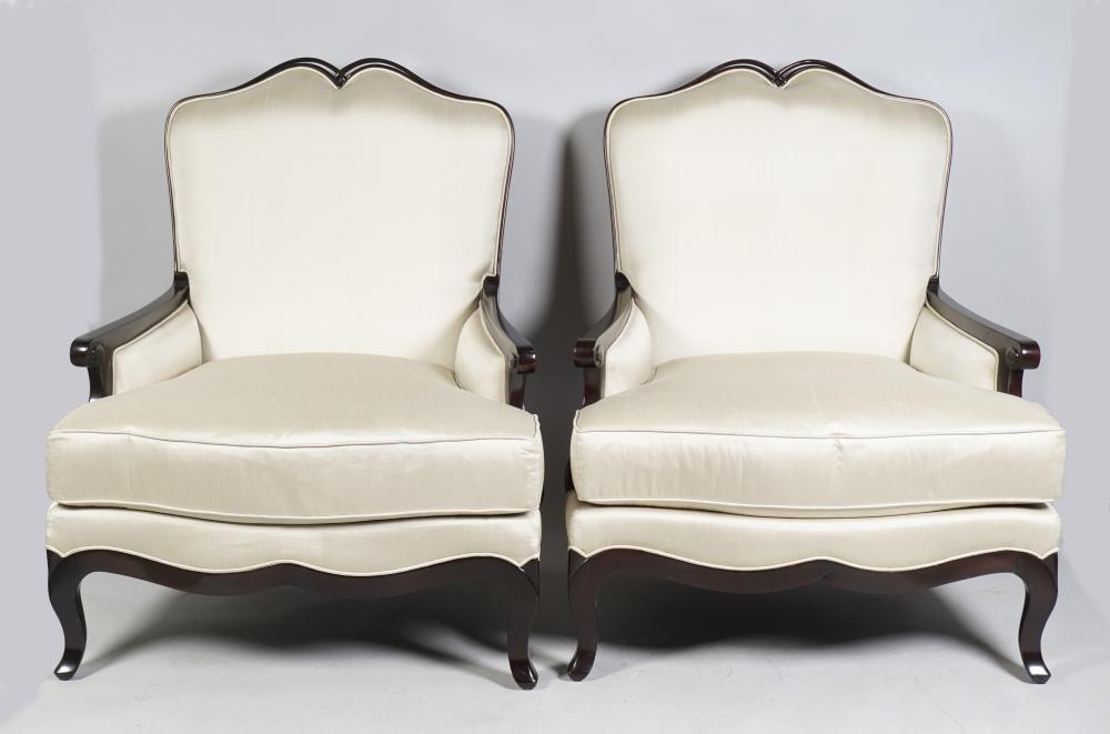 PAIR OF CHRISTOPHER GUY SILK