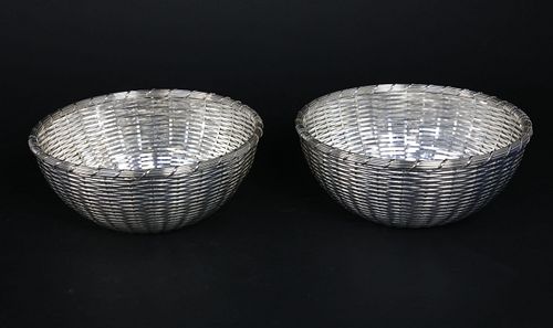 PAIR OF CHRISTOPHLE FRANCE WOVEN