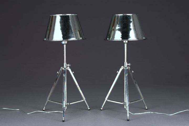 Pair of Chromium Adjustable