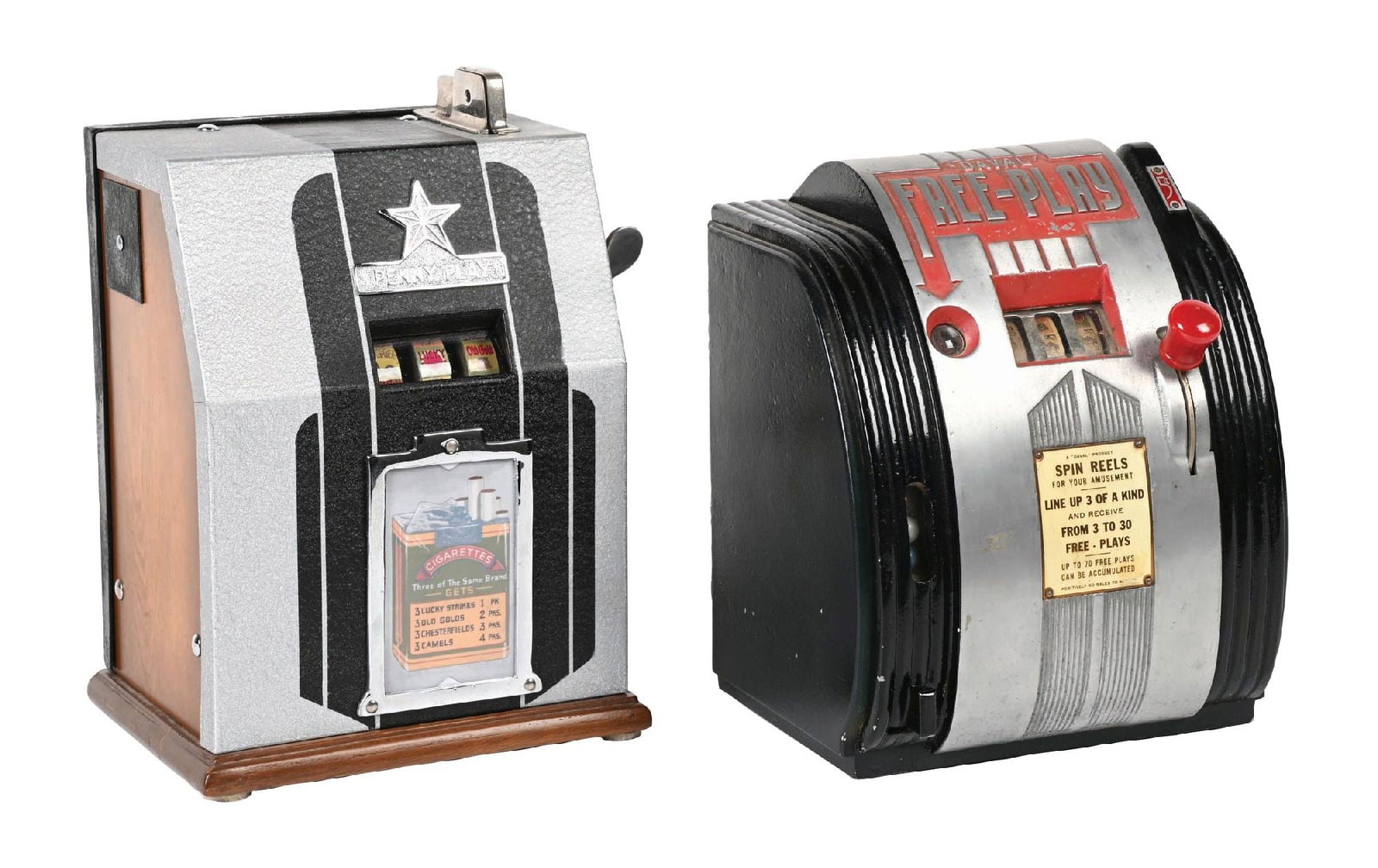 PAIR OF CIGARETTE REEL TRADE