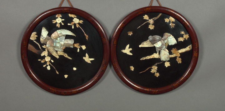 Pair of Circular Japanese Meiji