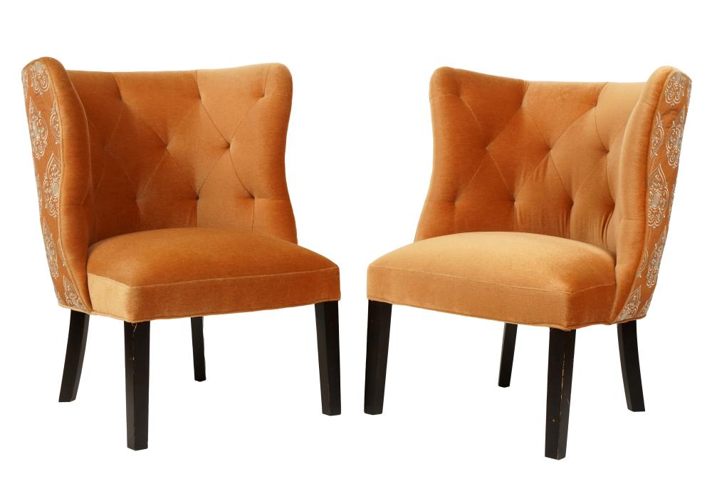 PAIR OF CISCO HOME BARREL-BACK